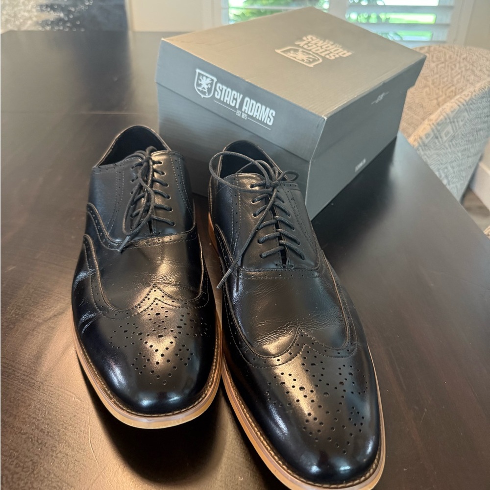 Stacy Adams Black Men's Dress Shoes